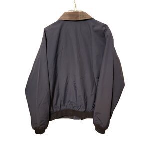 LL Bean Men's Warm-Up Jacket Fleece Lined Thinsulate Black Size Large